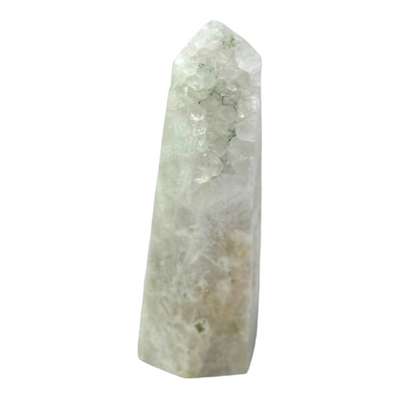 Natural Green Phantom Quartz Crystal Tower Point Balance Cleanse Auras Energy - Picture 2 of 7